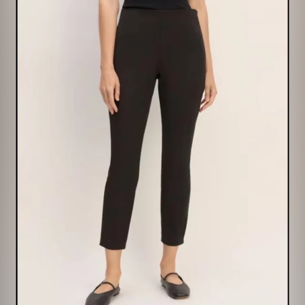 NWT Everlane The Bi-stretch Work Pant. Black. Size 6